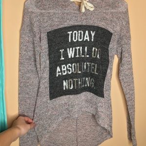 Light weight sweatshirt